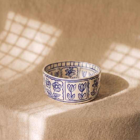 Summer Blues Soup Bowl Set