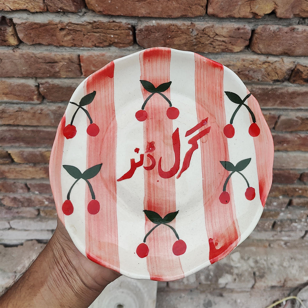 Girl Dinner Quarter Plate