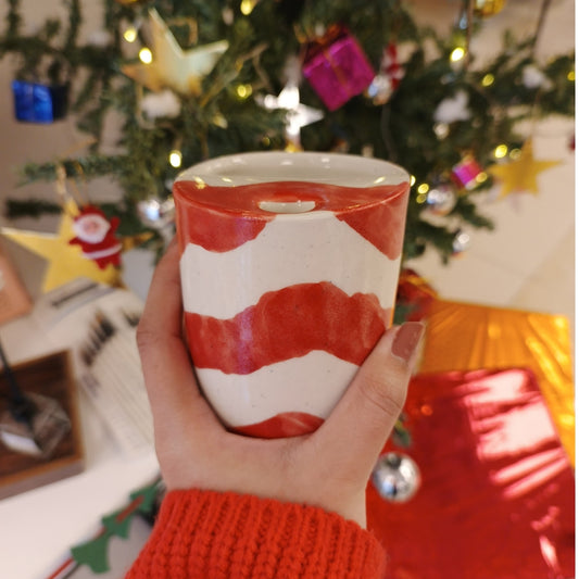 Red Swirls Tumbler