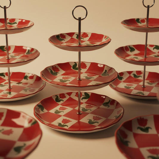 Ur My Gul-e-Lala Pastry Stand