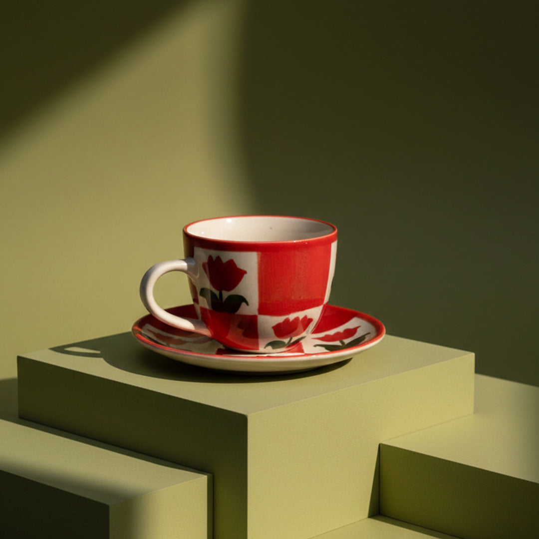 Ur My Gul-e-Lala Teacup and Saucer