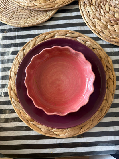 Pink Soda Deep Plate