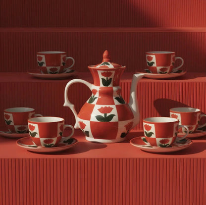 Ur My Gul-e-Lala Full Tea Set