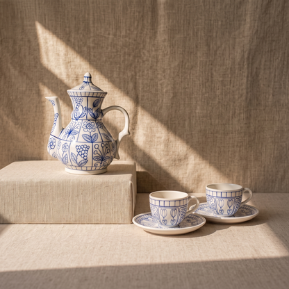 Summer Blues  Mini Tea Set