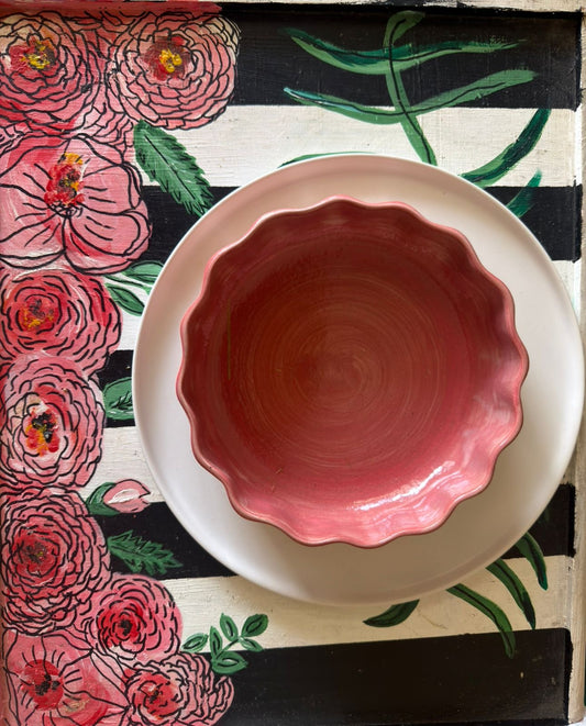 Pink Soda Deep Plate