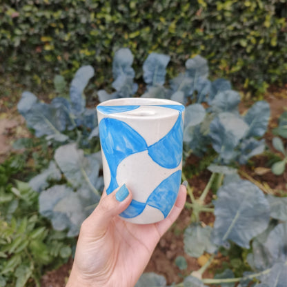 Baby Blue Swirls Tumbler