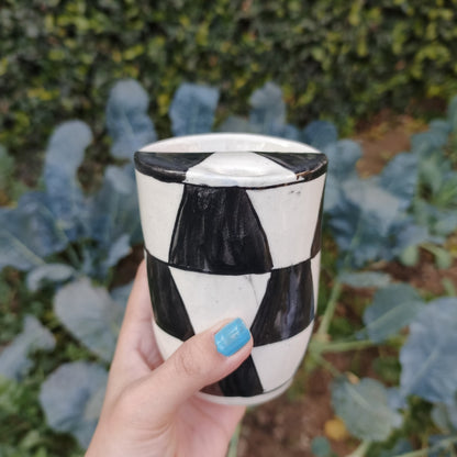 Black Quadrangles Tumbler