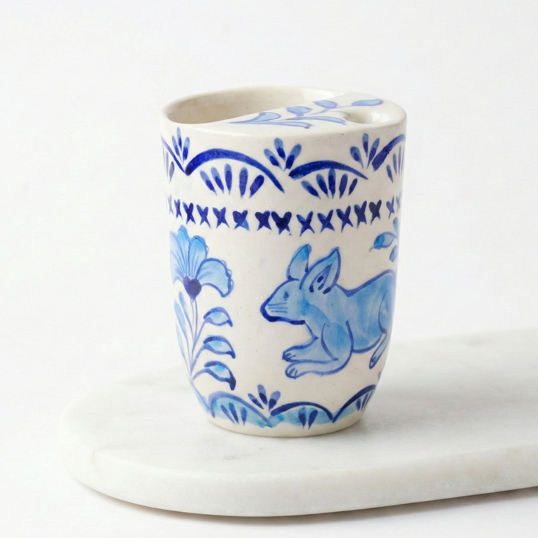 Blue Bunnies Tumbler