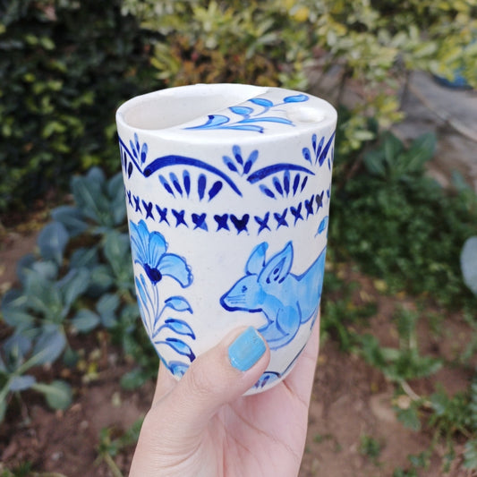 Blue Bunnies Tumbler