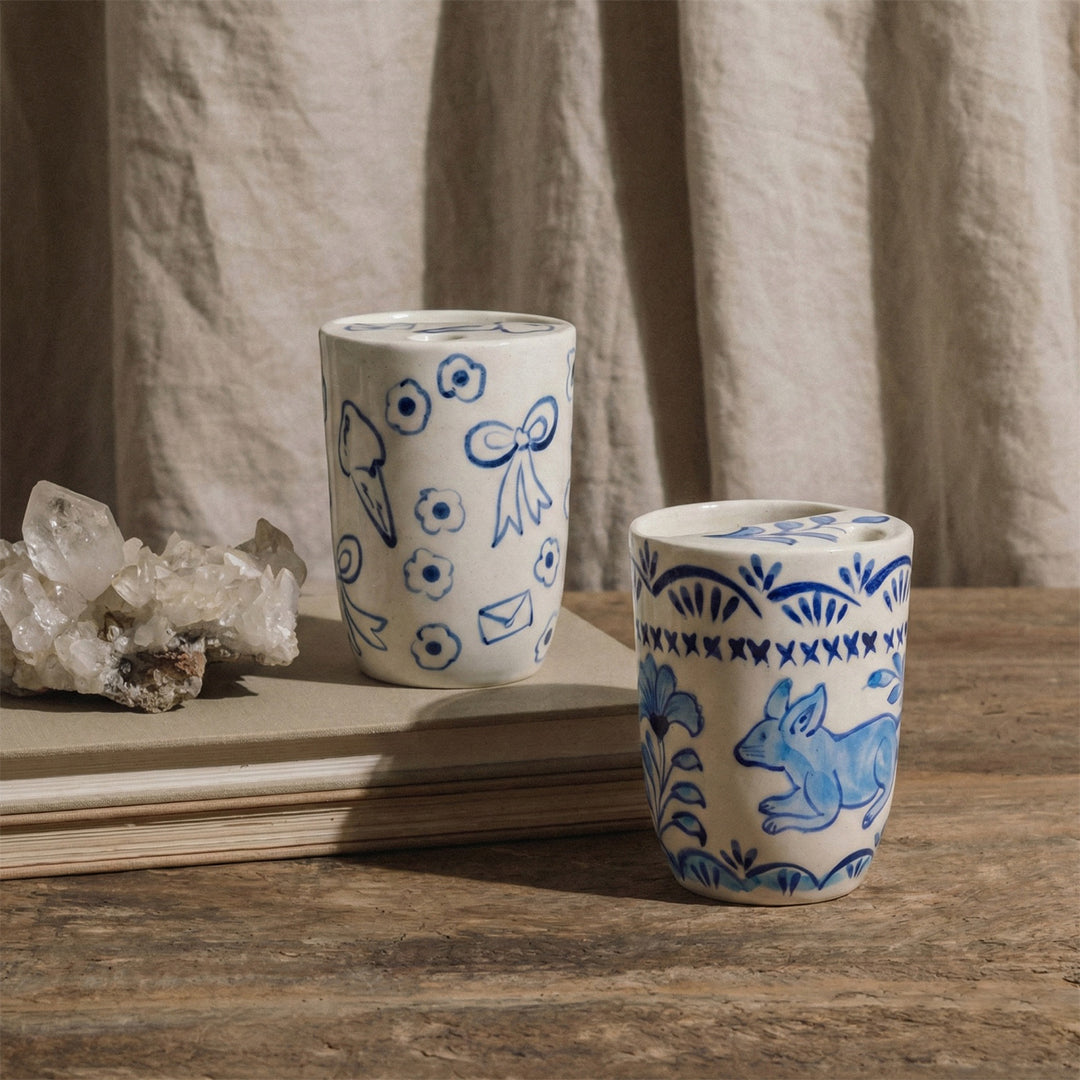 Blue Bunnies Tumbler