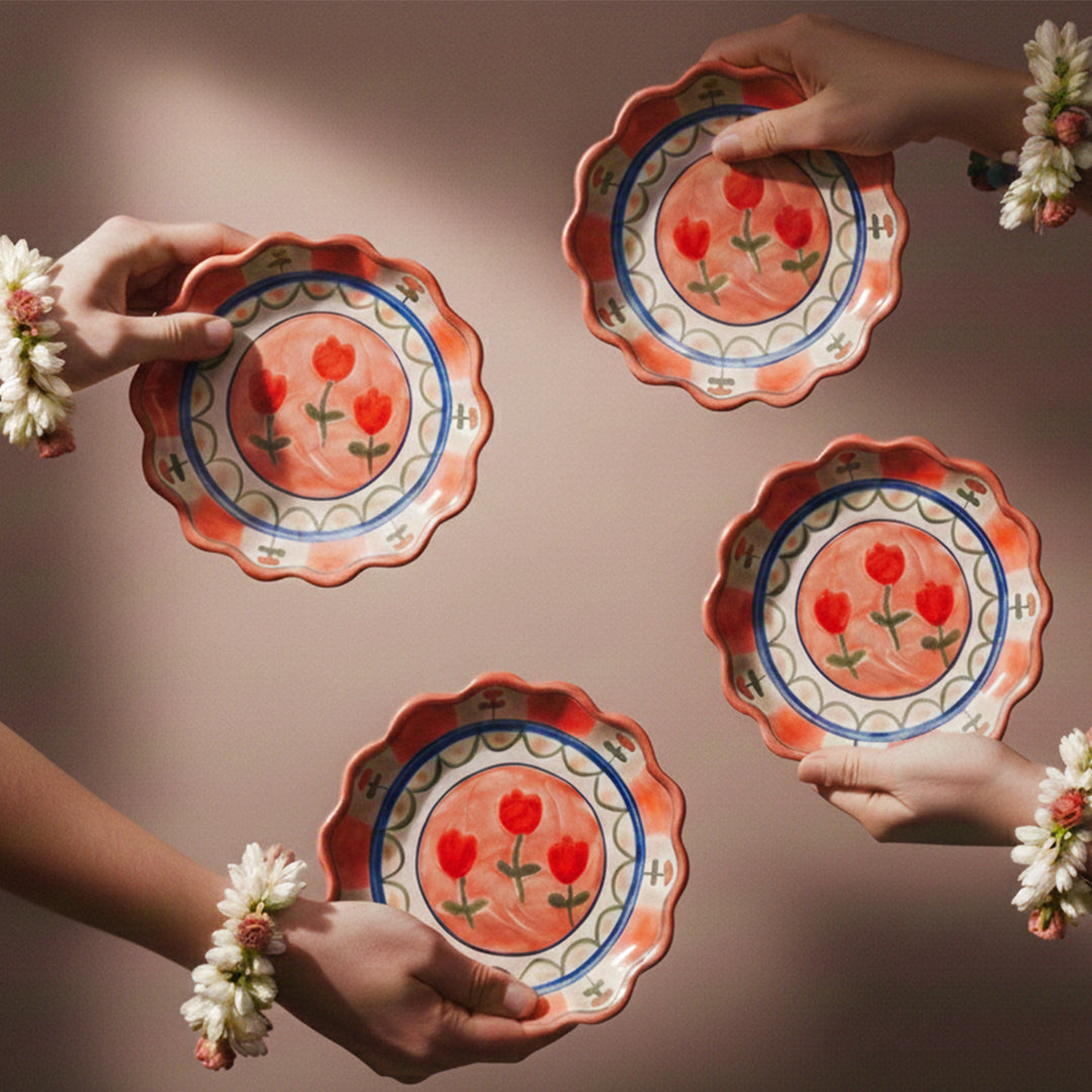 Blushing Florals Deep Plate