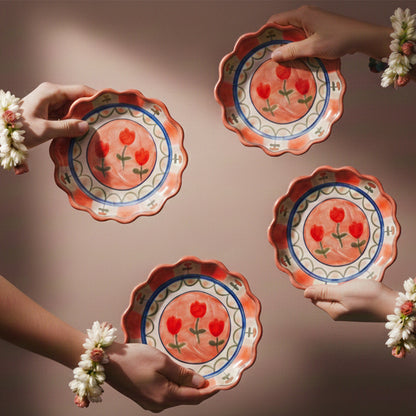 Blushing Florals Deep Plate