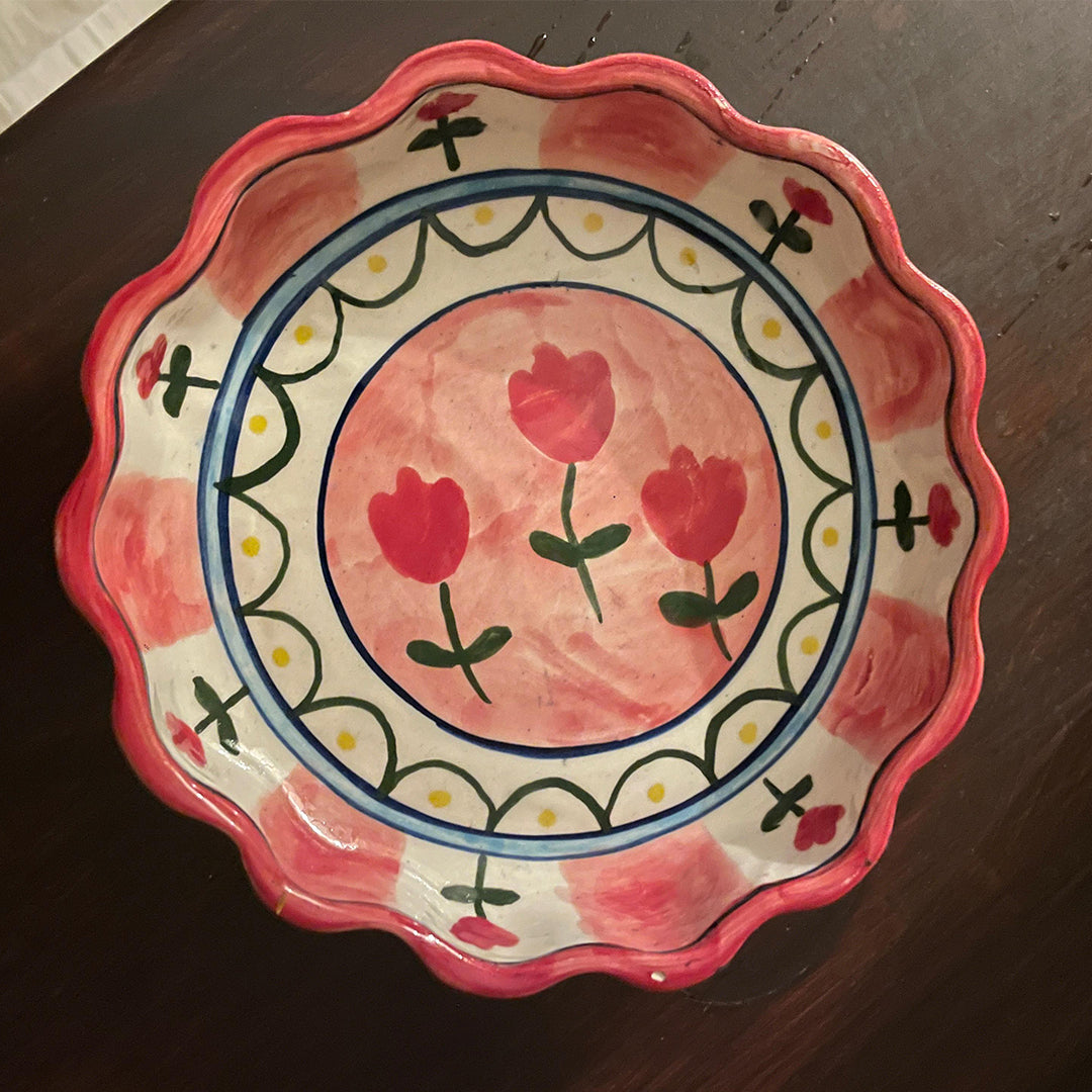 Blushing Florals Deep Plate