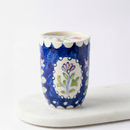 Flower Motif Tumbler