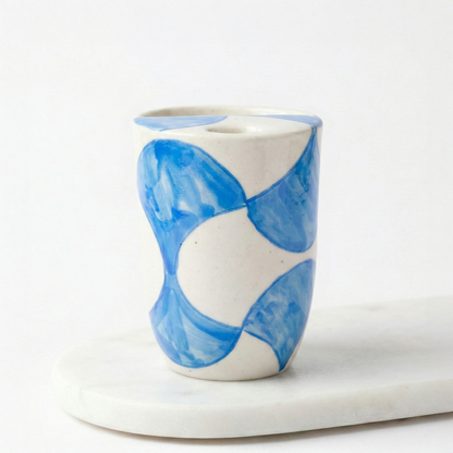 Baby Blue Swirls Tumbler