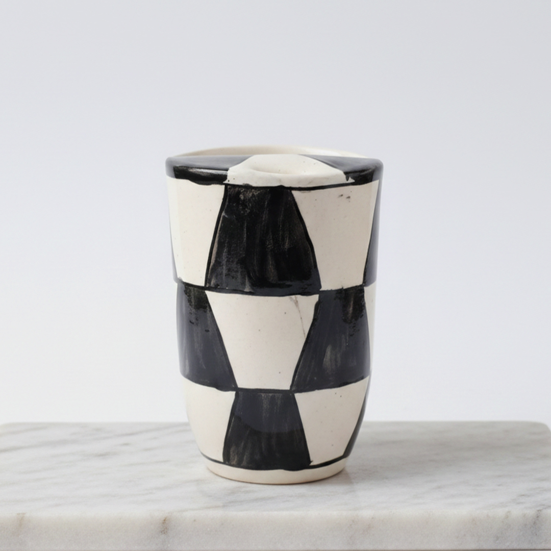 Black Quadrangles Tumbler