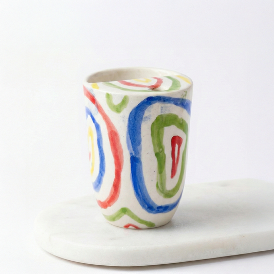 Rainbow Swirls Tumbler