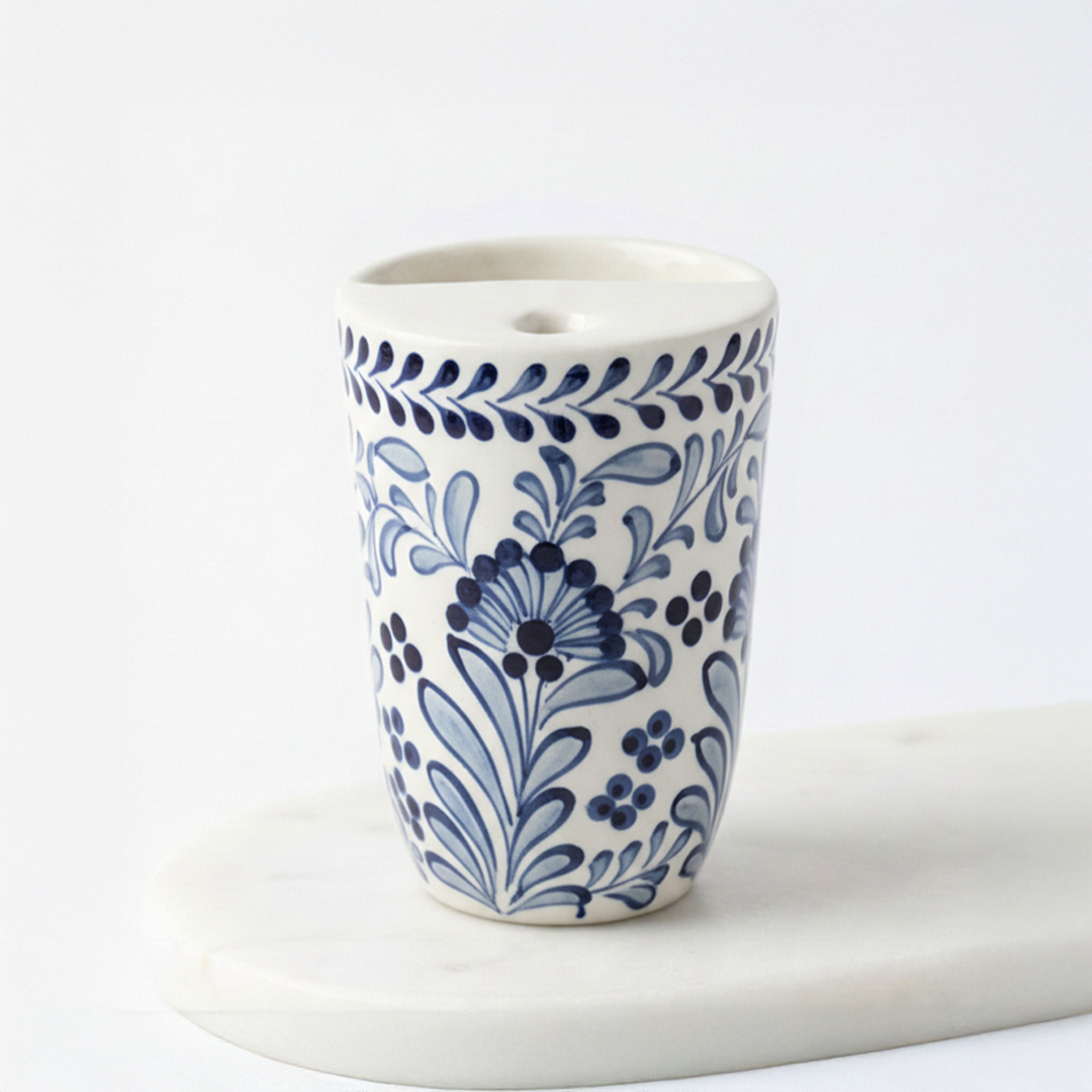 Blue Tendrils Tumbler