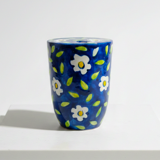 Daisies Against Blue Tumbler