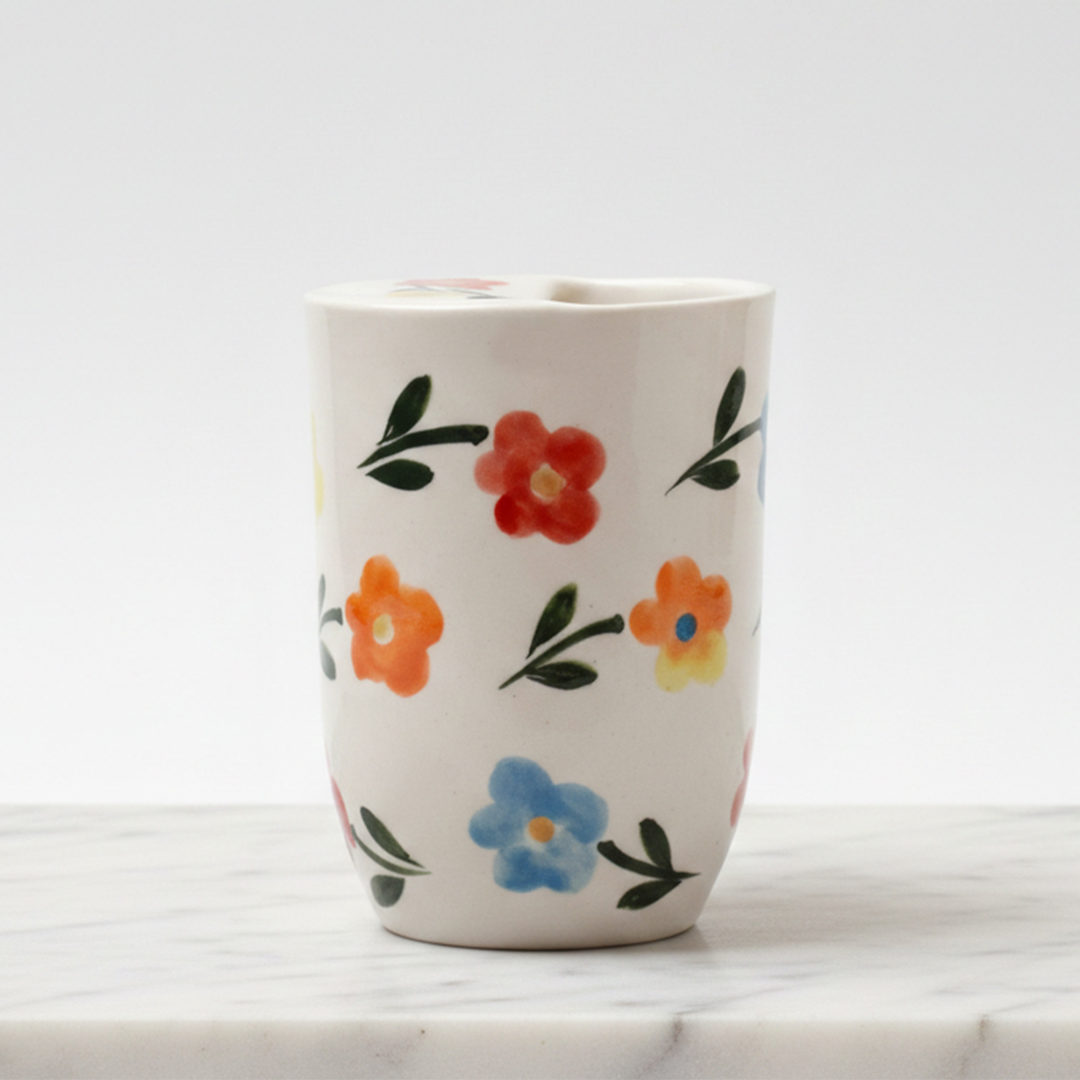 Floral Dimension Tumbler
