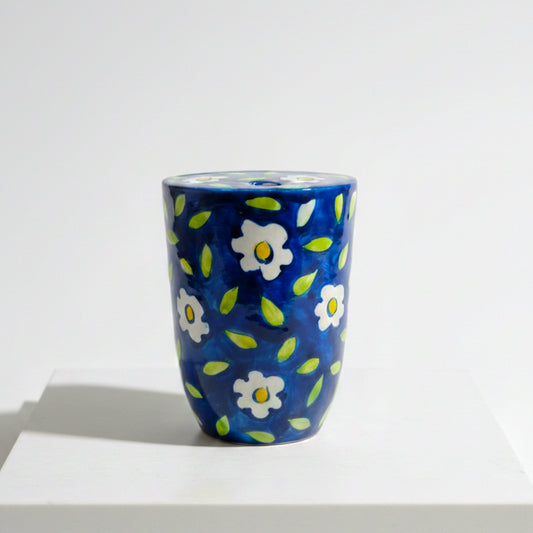 Daisies Against Blue Tumbler