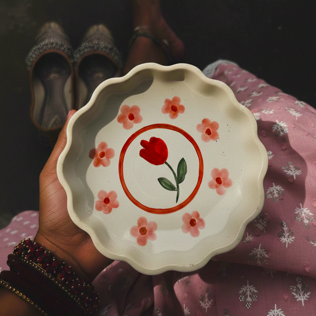 Floral Affair Deep Plate