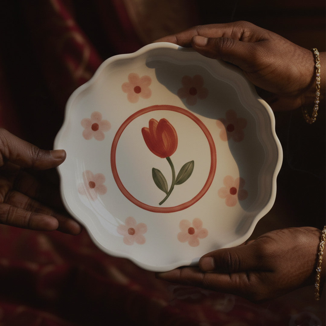 Floral Affair Deep Plate