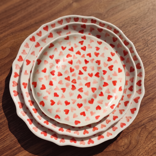 Gulabi Crush Plates Set
