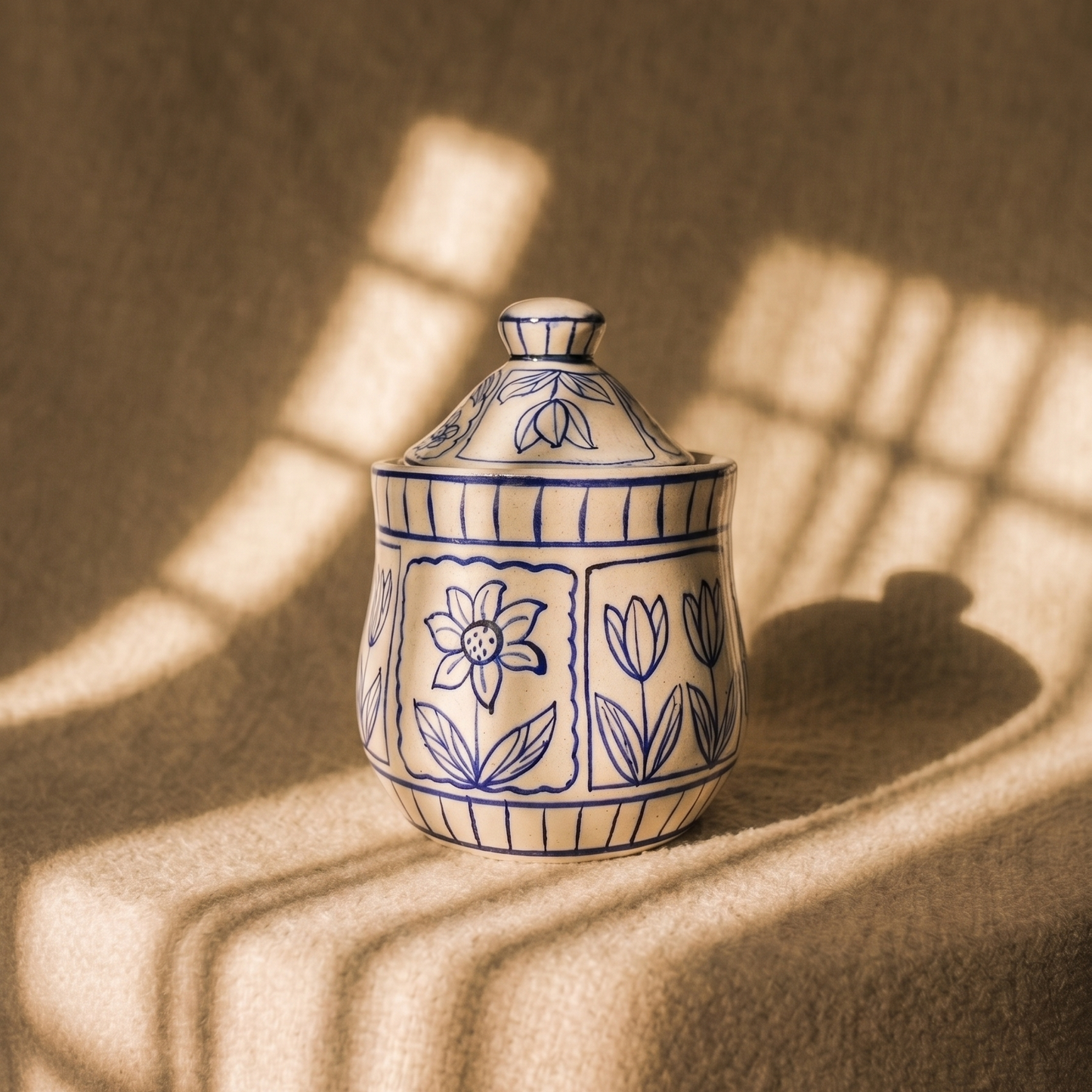 Summer Autumns Sugar Pot