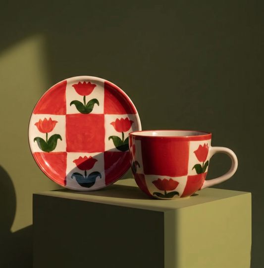 Ur My Gul-e-Lala Teacup and Saucer