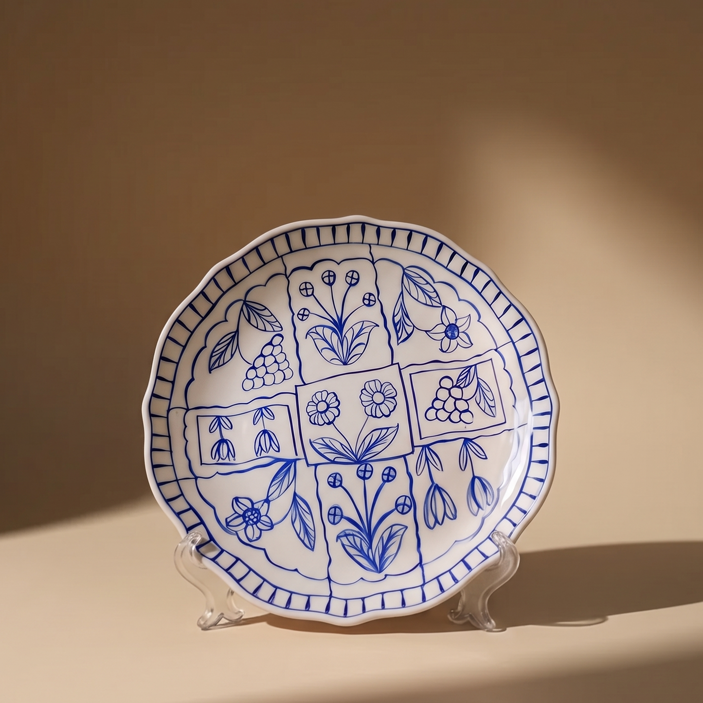 Summer Blues Half Plate