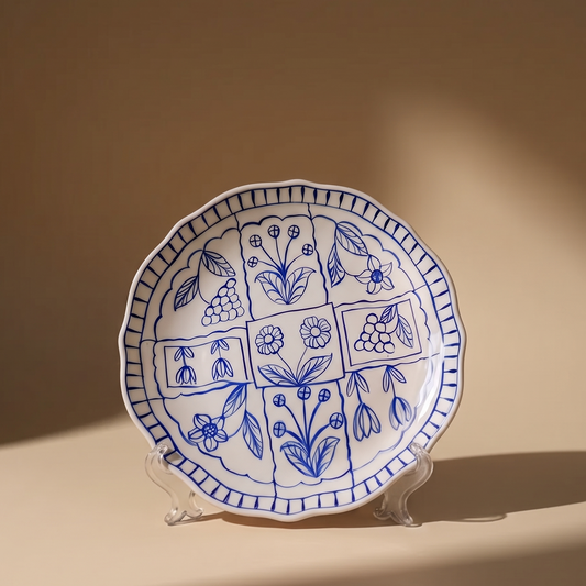 Summer Blues Half Plate
