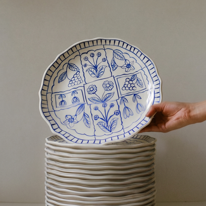 Summer Blue Dinner Plate