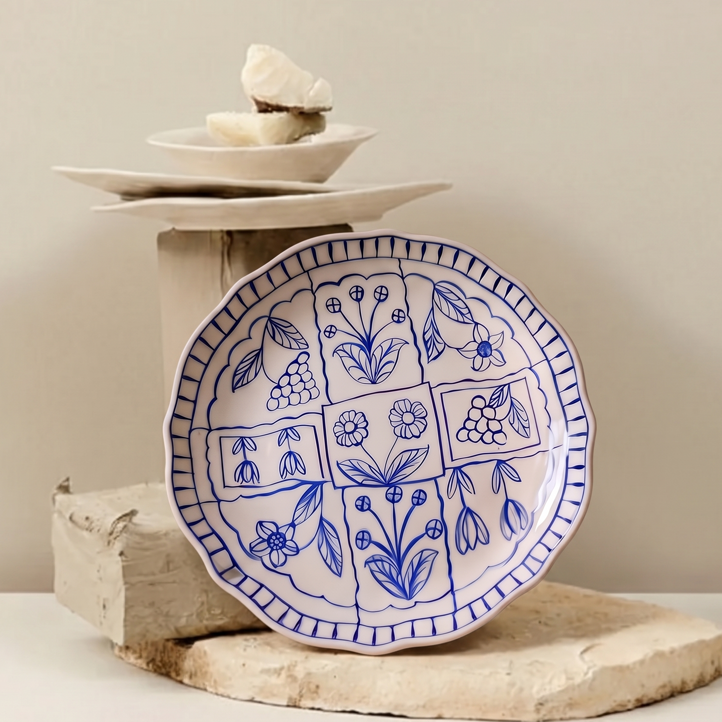 Summer Blues Half Plate