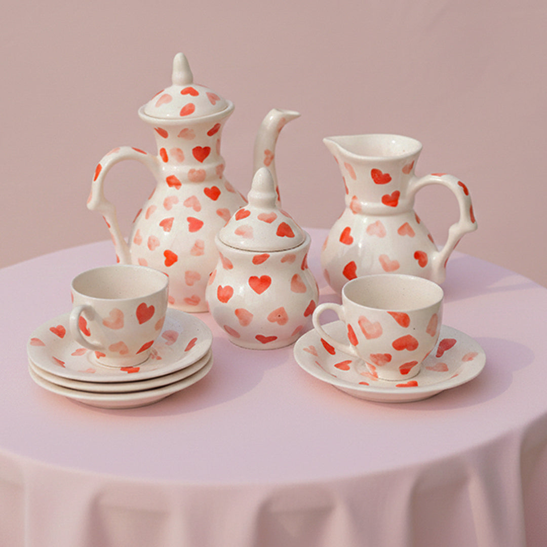 Gulaabi Crush Tea Set