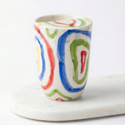 Rainbow Swirls Tumbler