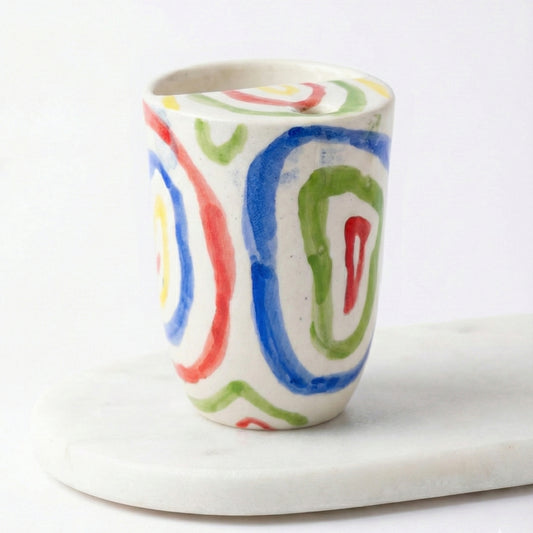 Rainbow Swirls Tumbler