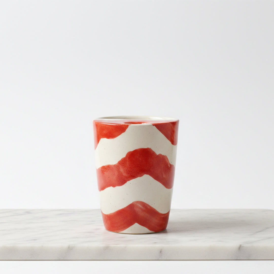 Red Swirls Tumbler