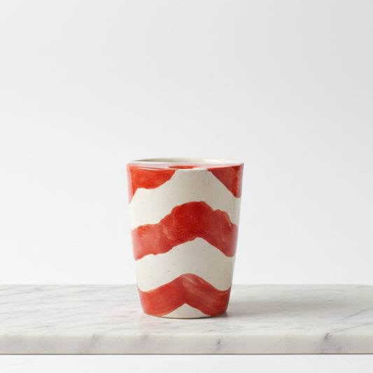 Red Swirls Tumbler