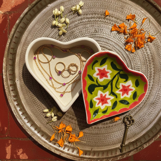 Strawberry Matcha Flowers Jewelry Box