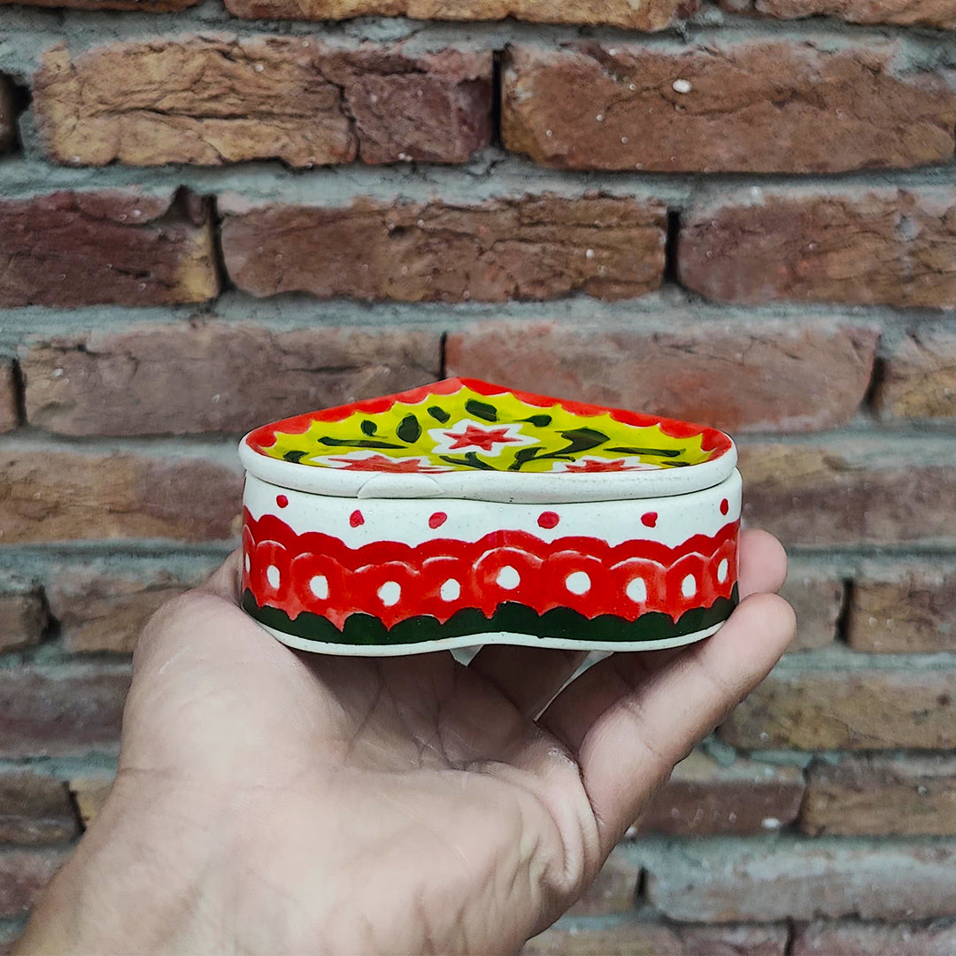 Strawberry Matcha Flowers Jewelry Box