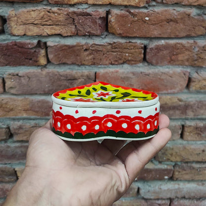 Strawberry Matcha Flowers Jewelry Box