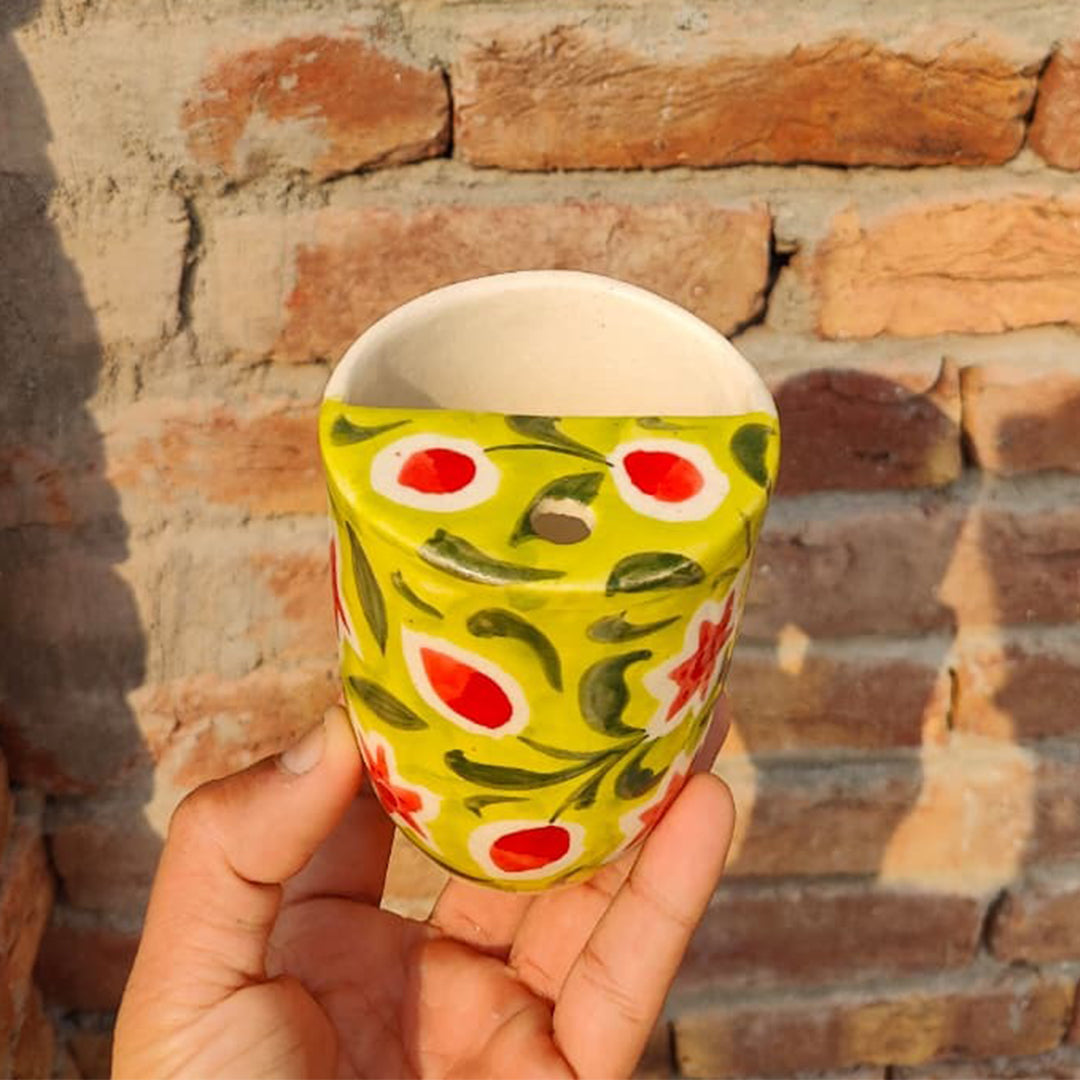 Strawberry Matcha Flowers Tumbler