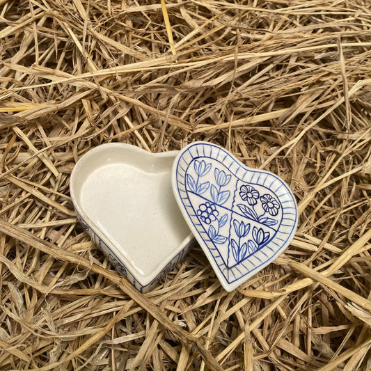 Summer Blues Jewelry Box