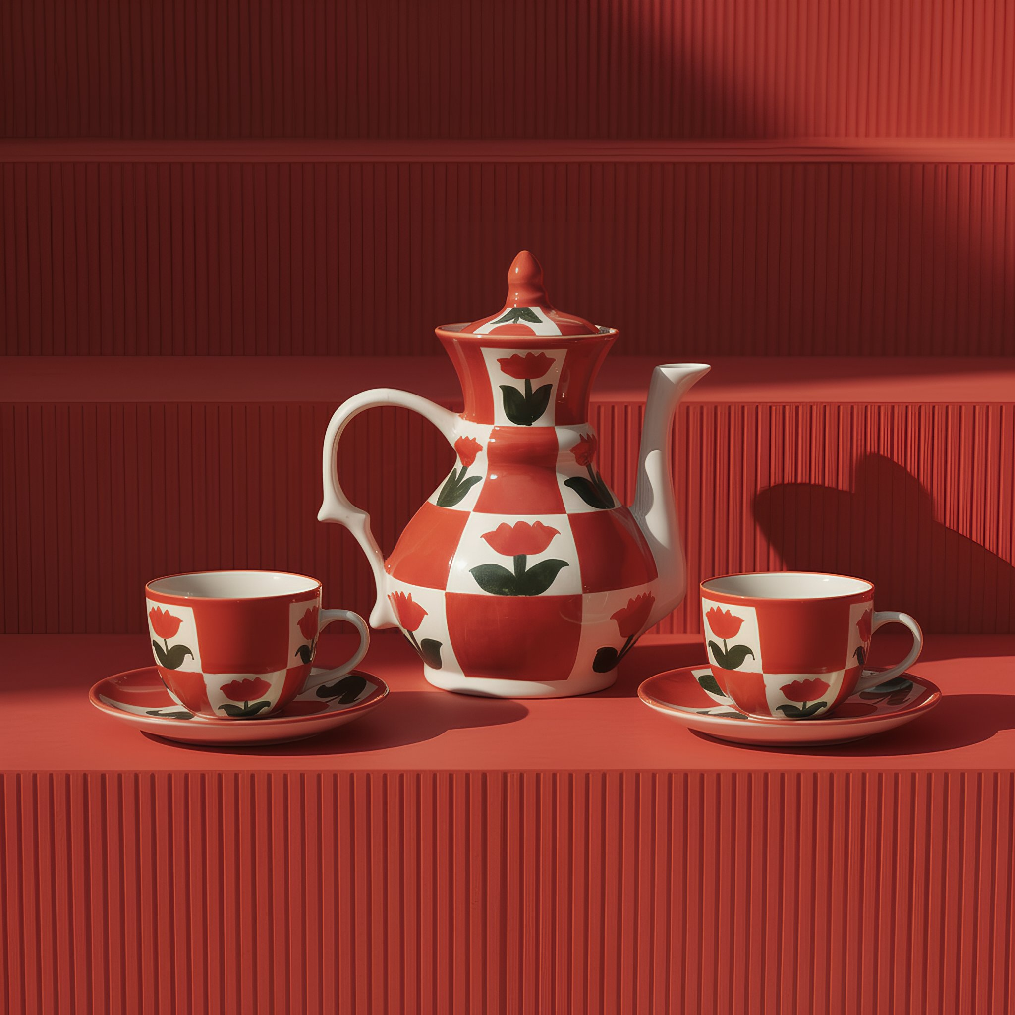 Ur My Gul-e-Lala Mini Tea Set – Chaarbagh